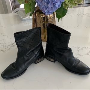 Chanel Boots- Black 38.5